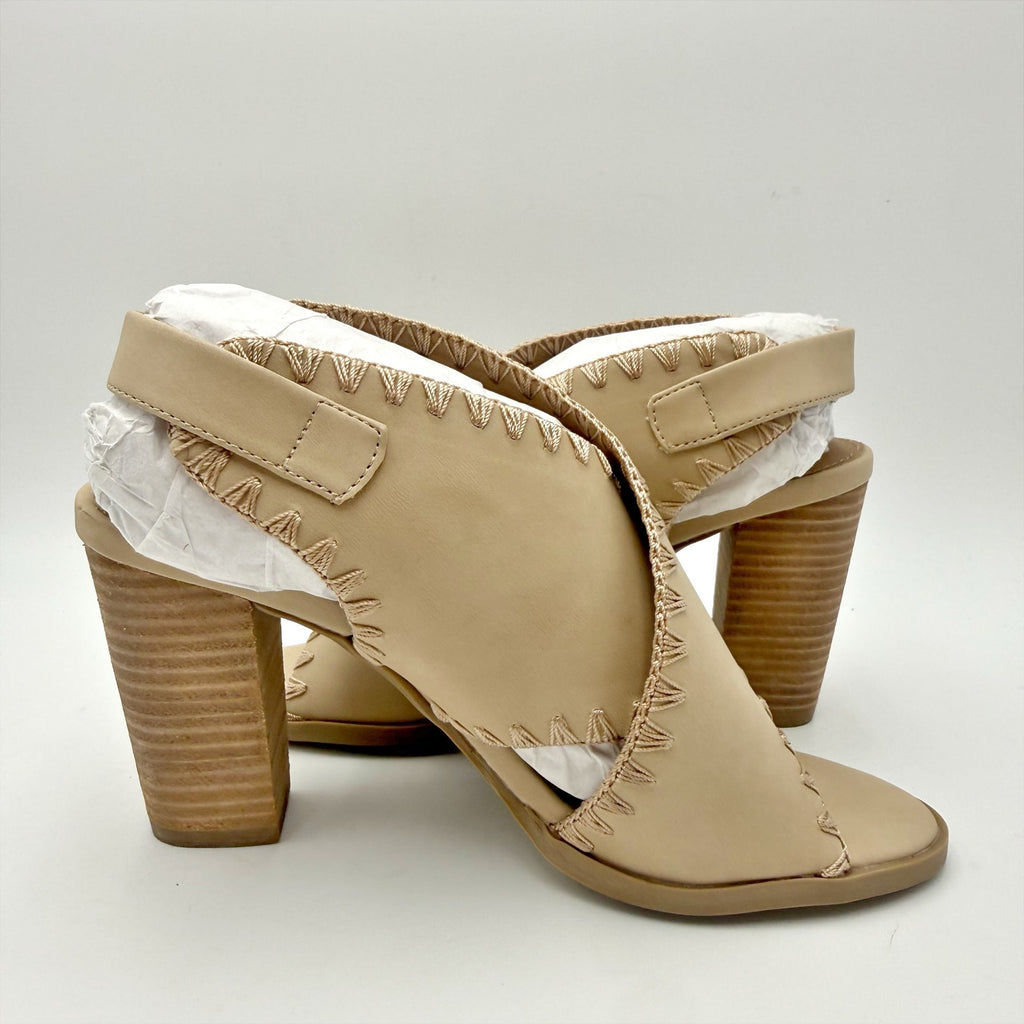DV By Dolce Vita Womens Reanne Heeled Sandals Size 6 Tan NWOB
