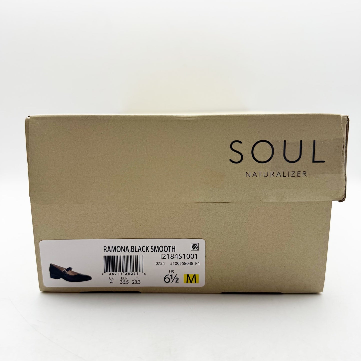 Soul Naturalizer Womens Ramona Flats US 6.5 EU 36.5 Black Mary Jane’s