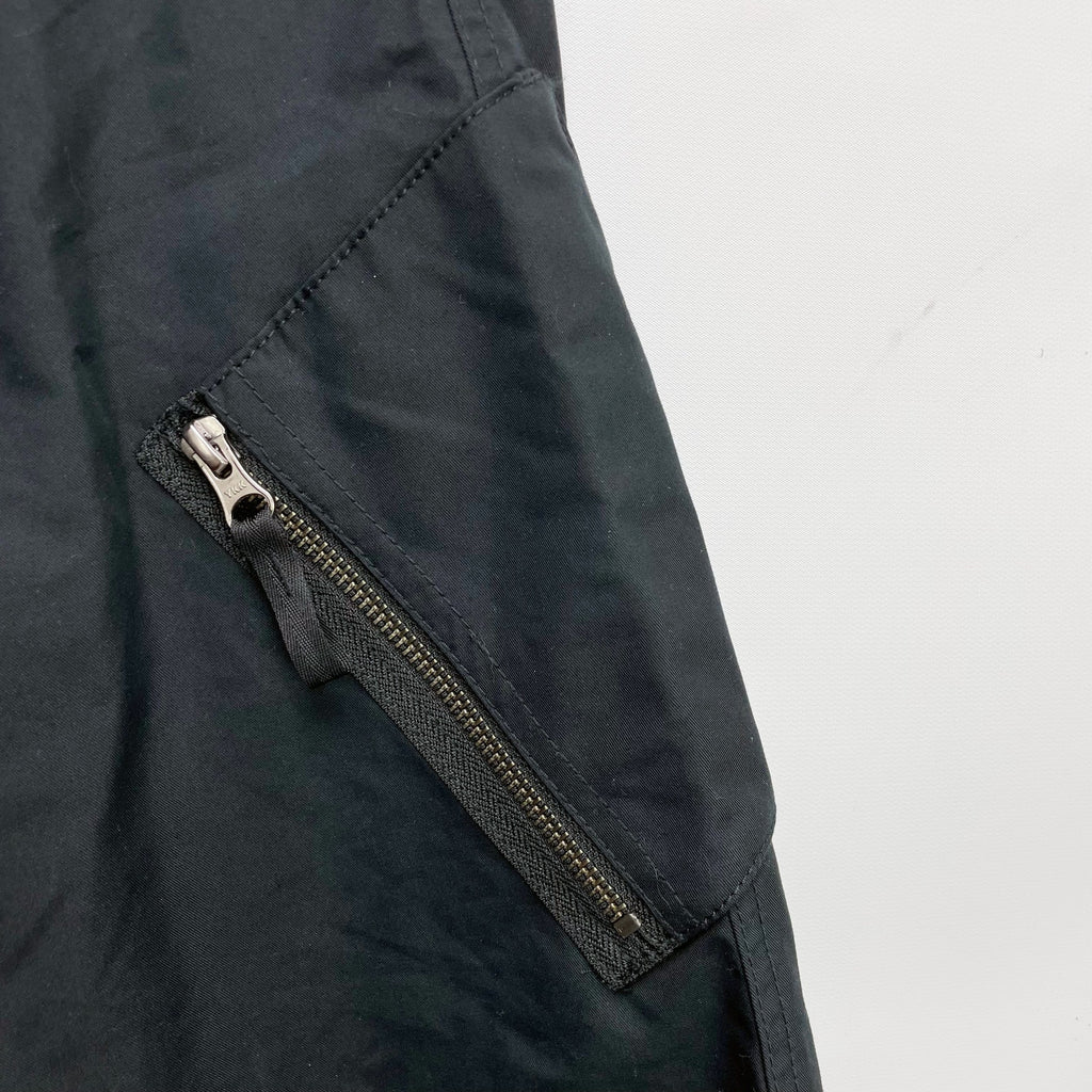 Everlane Womens Cotton Bomber Jacket XL Black Oversized Boxy NWT
