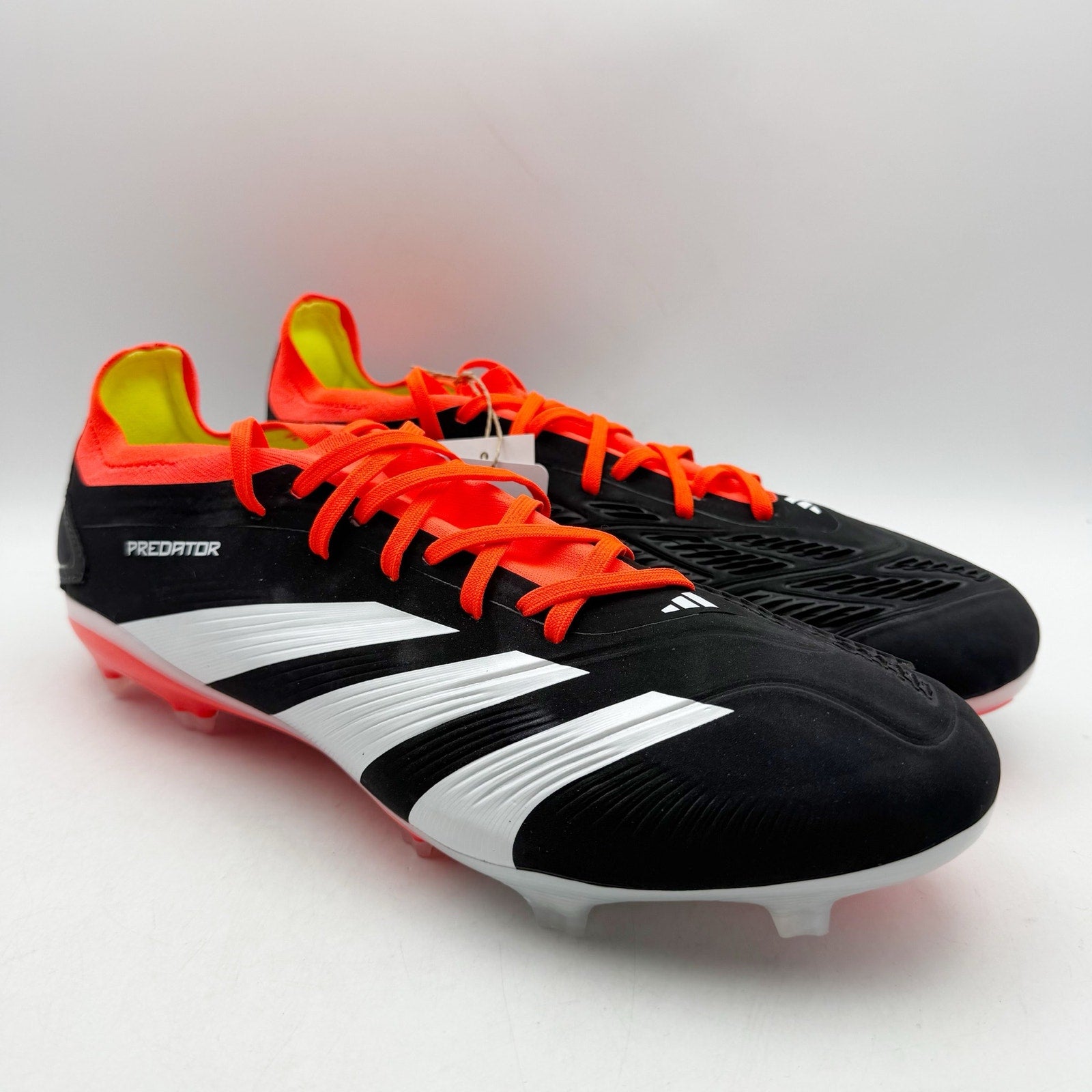 Adidas Mens Predator Pro Soccer Cleats US 11.5 Black Red White IG7777 NWOB