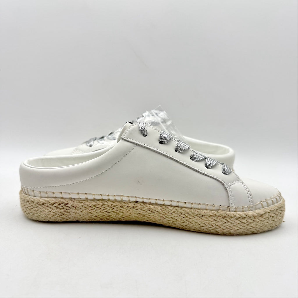Vintage Havana Womens Melody Slip On Sneakers US 7 Off White Leather Mules NWOB