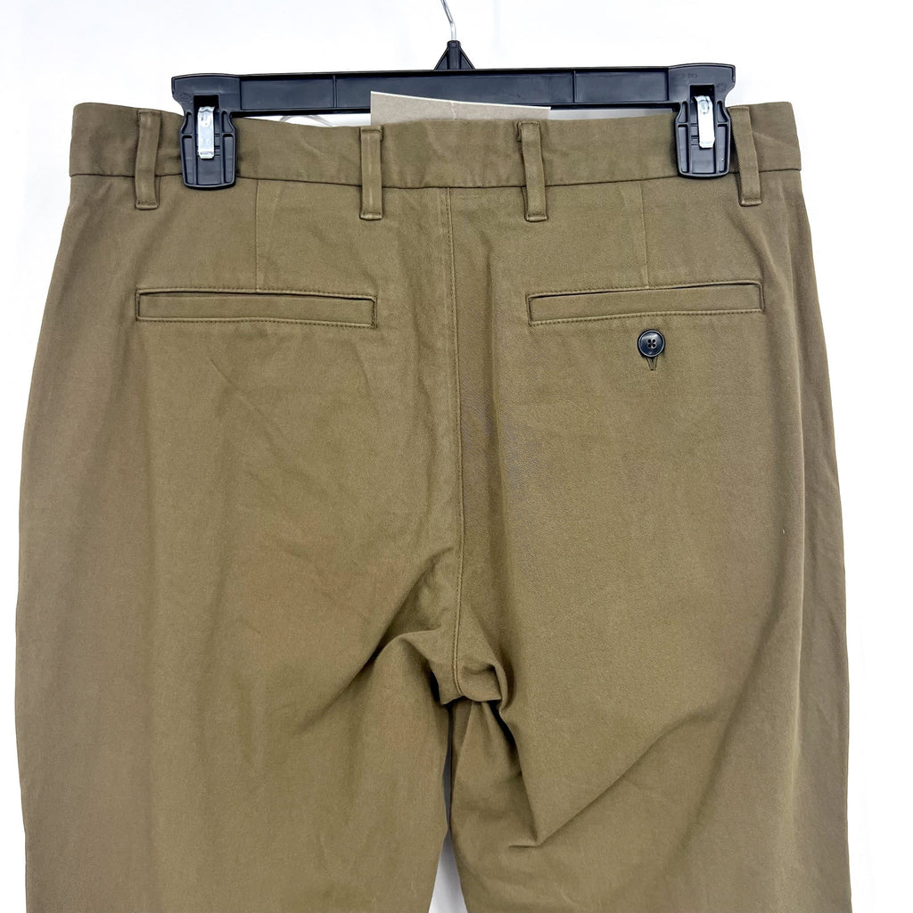 EVERLANE Men's Uniform Performance Chino 31x30 Olive Green Slim Fit Pants NWT