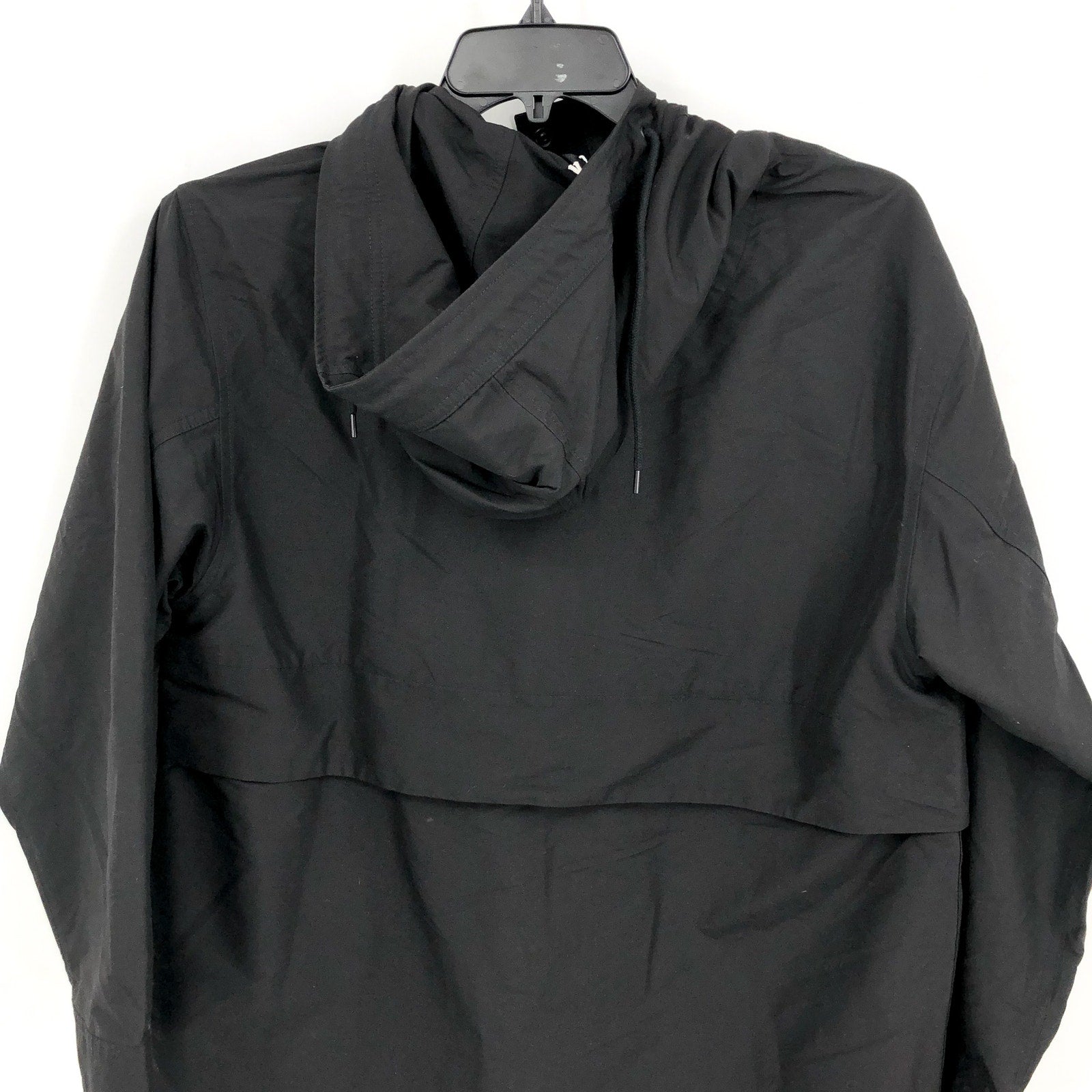 Everlane Womens ReNew Anorak Rain Coat XS Black Water-Repellent Hooded NWT