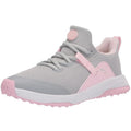 PUMA Big Girls' Fusion EVO Spikeless Golf Shoes Size 5 Grey Pink Athletic NWOB