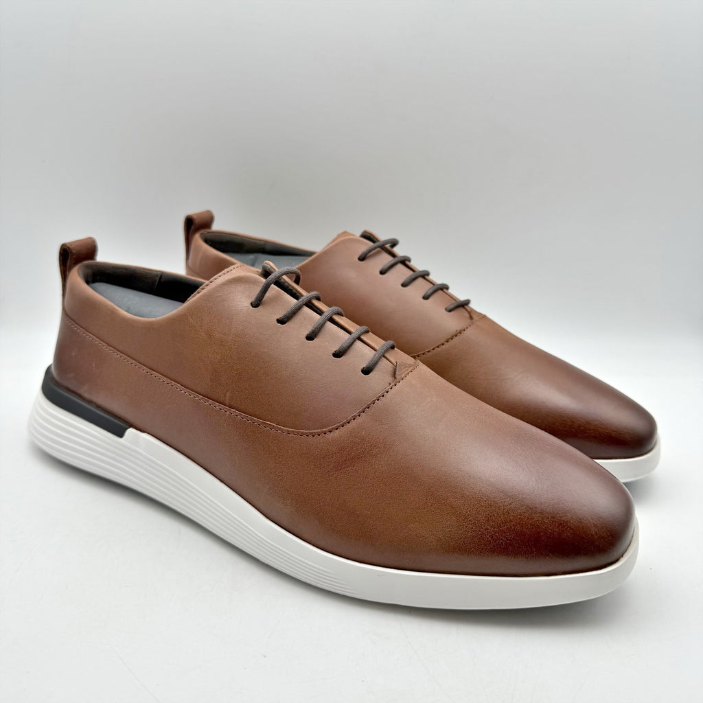 Wolf & Shepherd Men Crossover Longwing Oxford Sneaker 11.5 M Brown Leather NIB