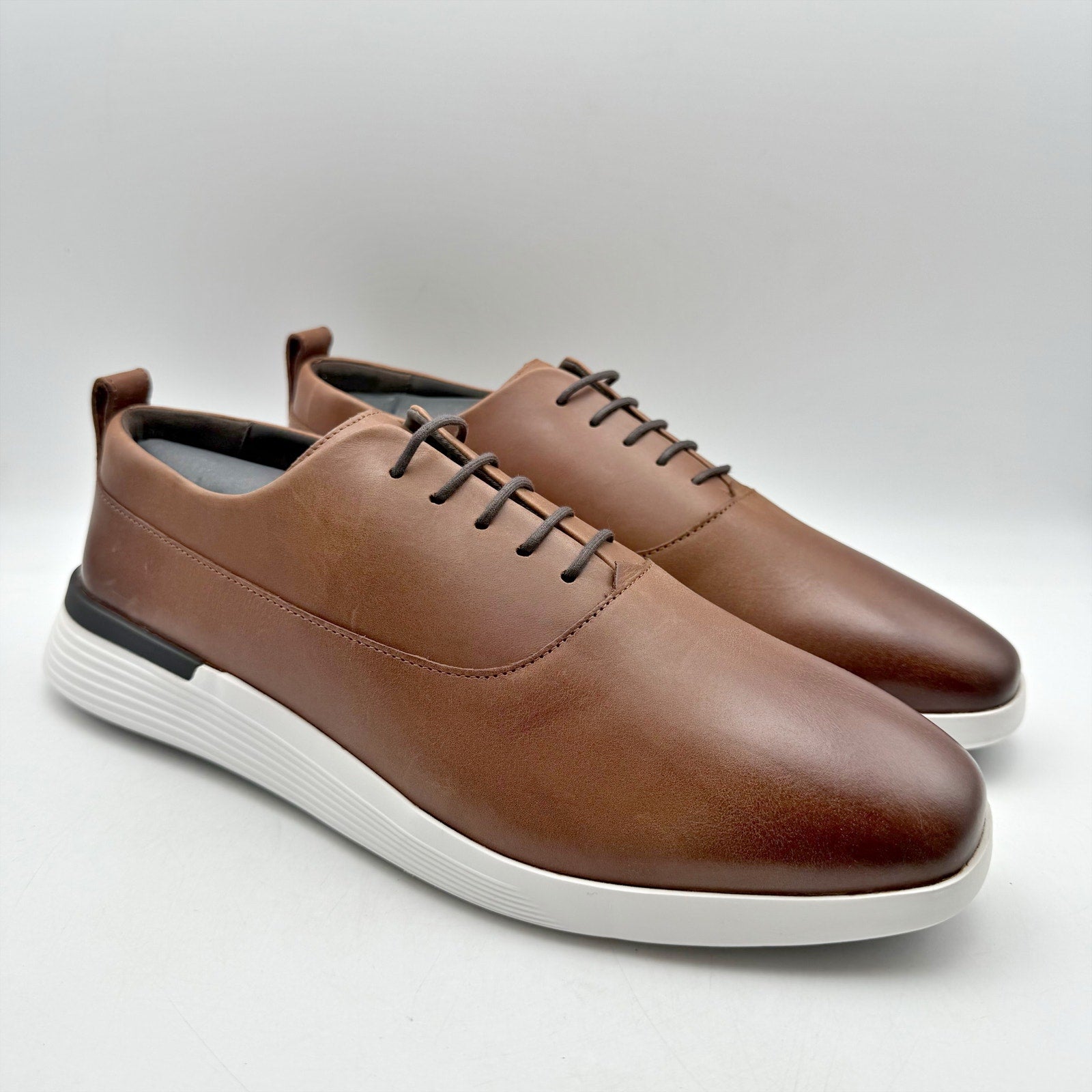 Wolf & Shepherd Men Crossover Longwing Oxford Sneaker 11.5 M Brown Leather NIB