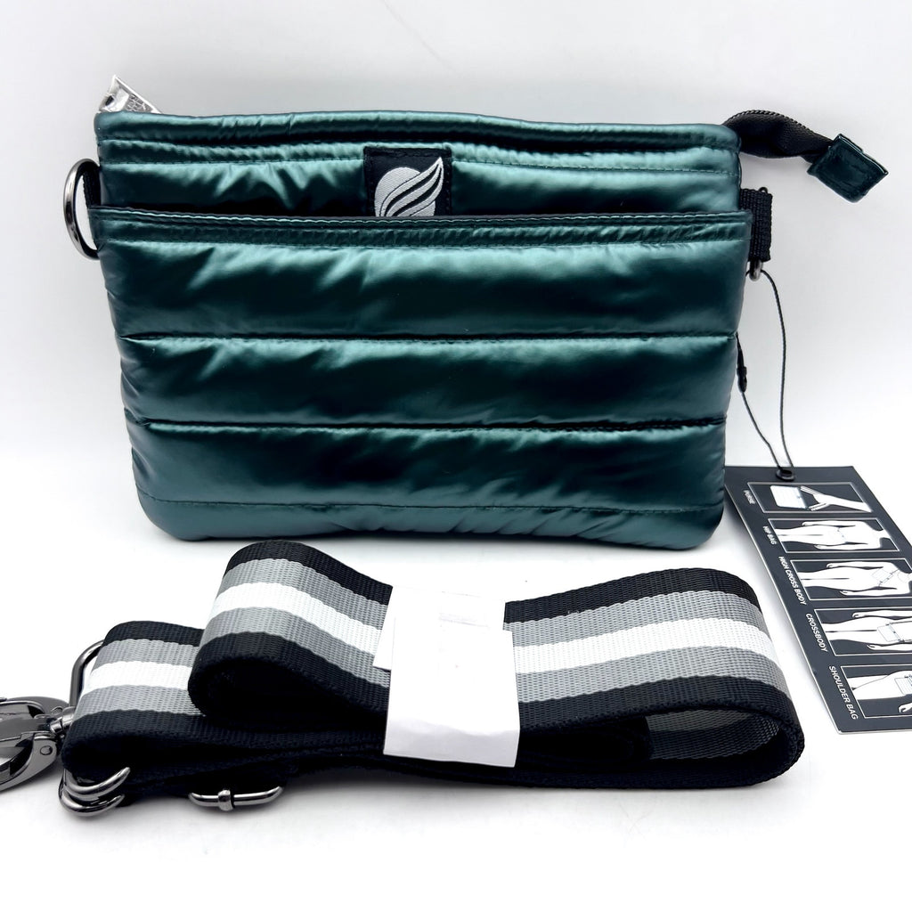 THINK ROYLN Women's Quilted Crossbody Bum Bag 2.0 Green NWT