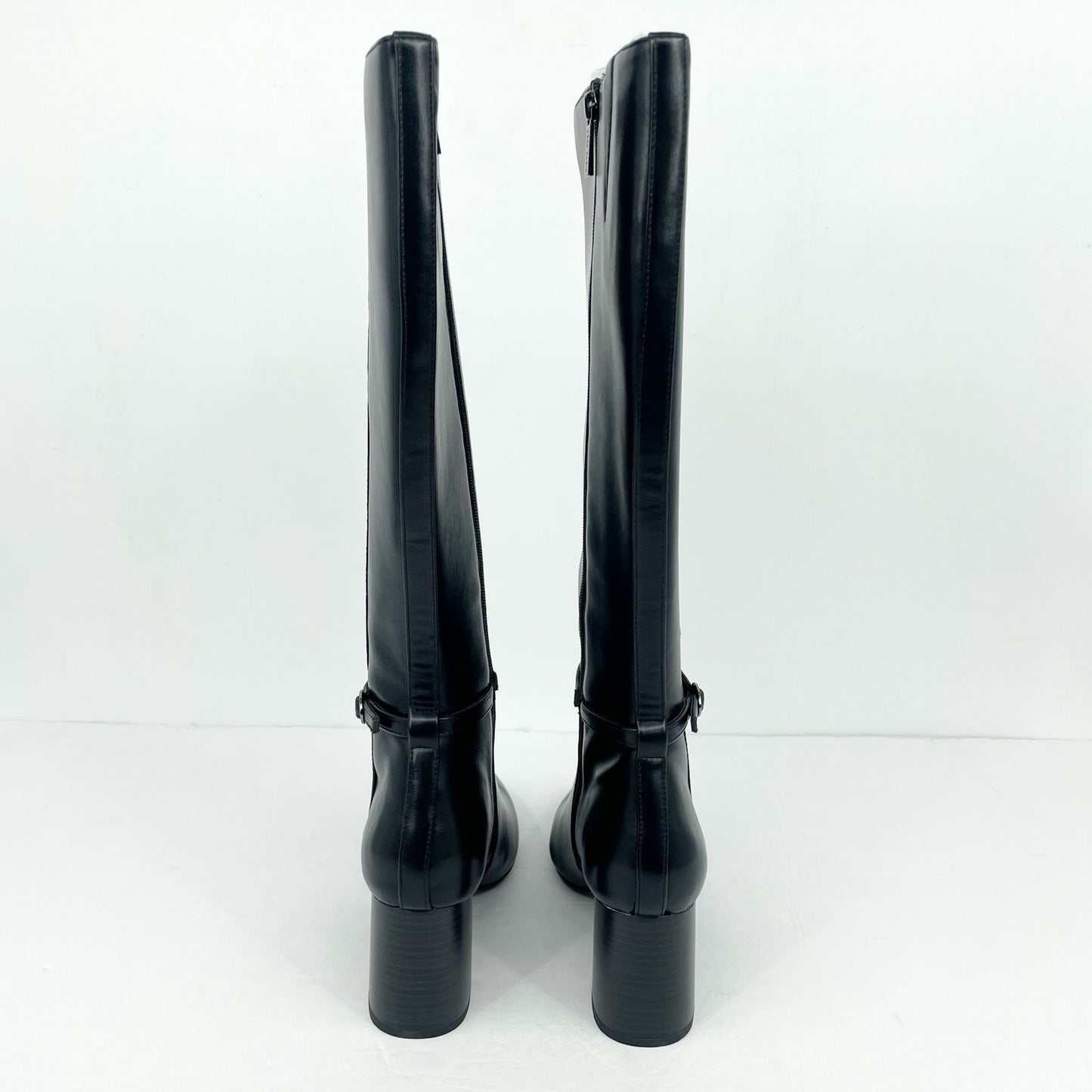 Anne Klein Womens Brenice Knee High Boots US 9 M EU 39.5 Black NIB