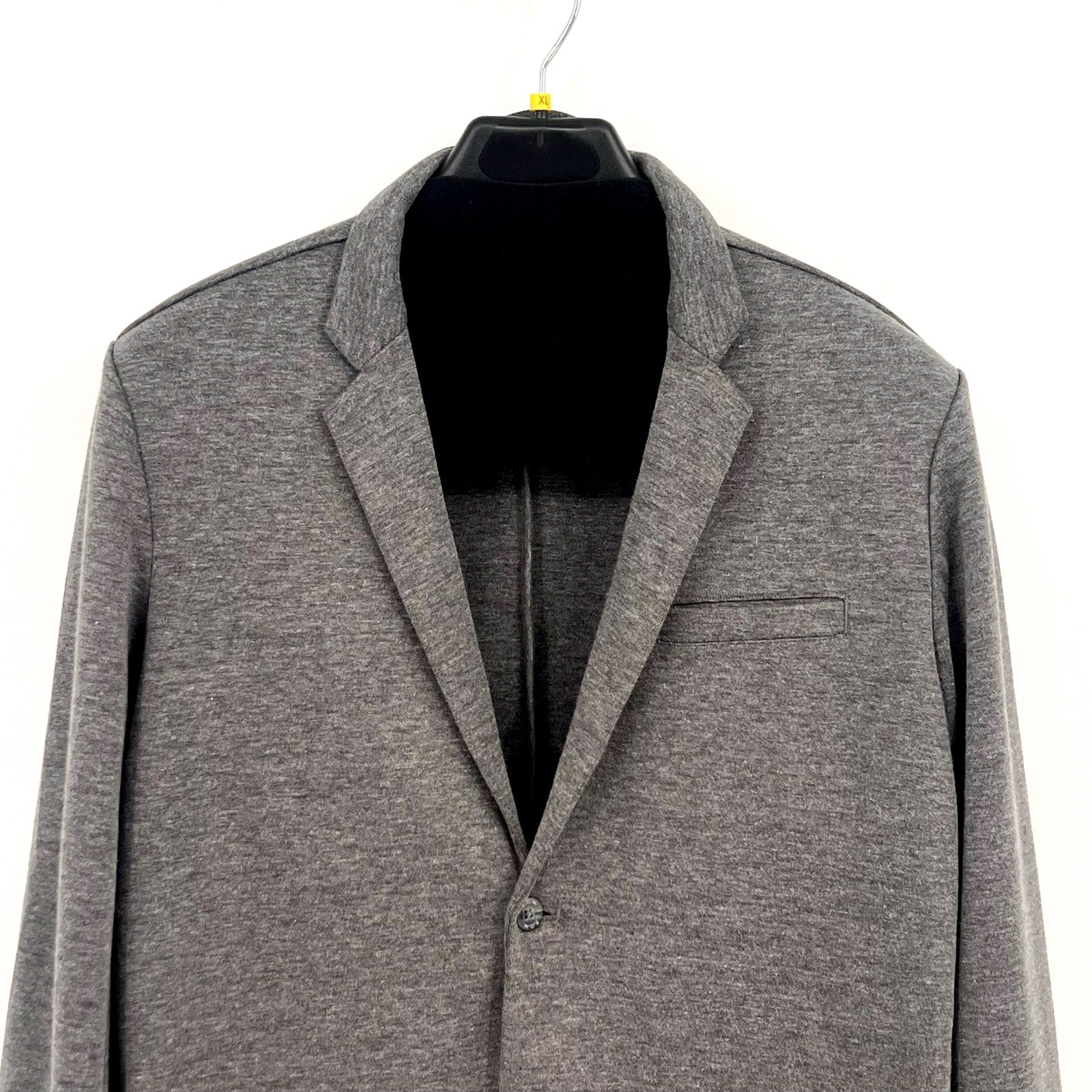 RIGHT OF WAY Men's Brody Knit Blazer Jacket Large Heather Grey NWOT