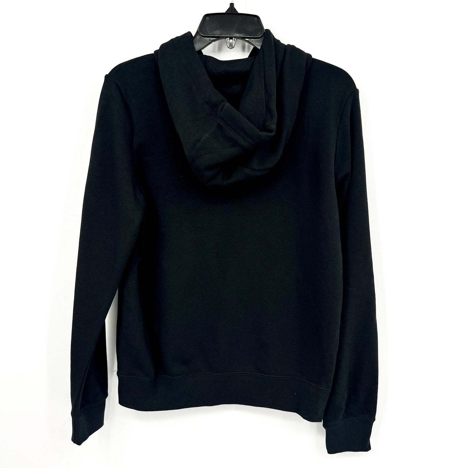 Nike Womens Sportswear Club Premium Hoodie XS Black Loose Shine Sweatshirt NWT