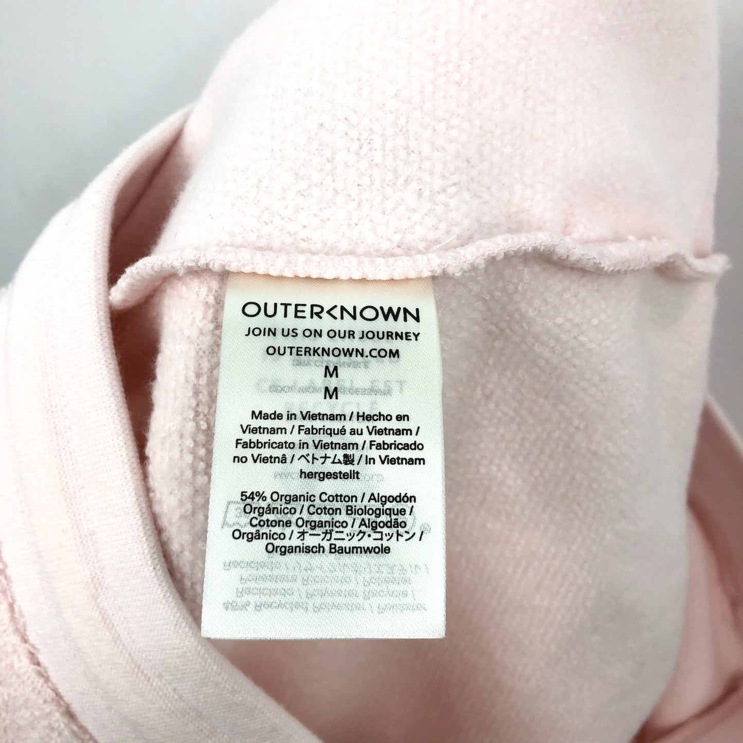 OUTERKNOWN Womens Hightide Sweatpants Medium Pink Sunset Blush NWT