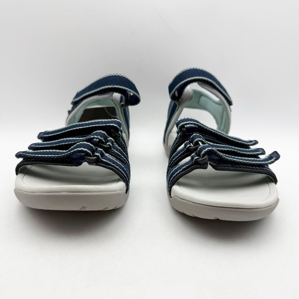 Viakix Womens Napali Hiking Sandals Size 6 EU 37 Blue White Waterproof NIB