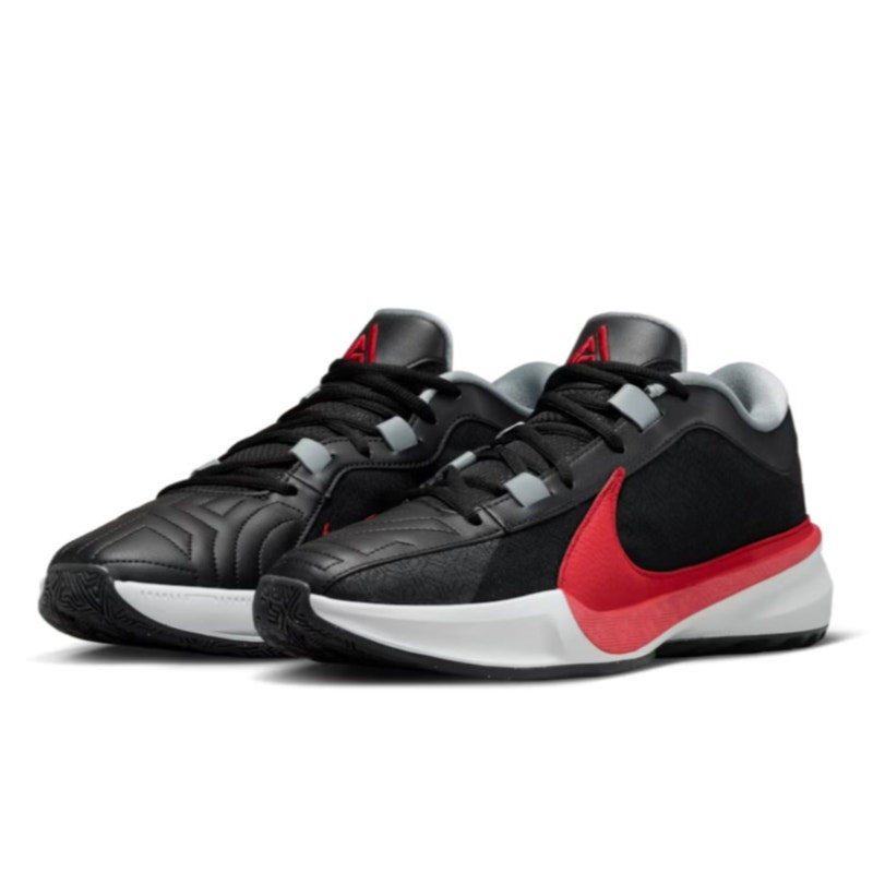 NIKE Air Zoom Freak 5 Basketball Shoes Mens 7.5 Womens 9 Black Red Giannis NWOB