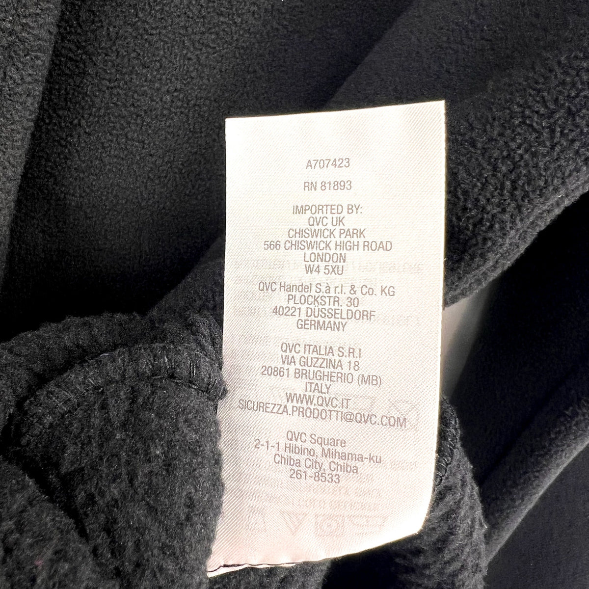 DENIM & CO. Women's Fleece Bonded Sherpa Jacket Small Black  NWOT