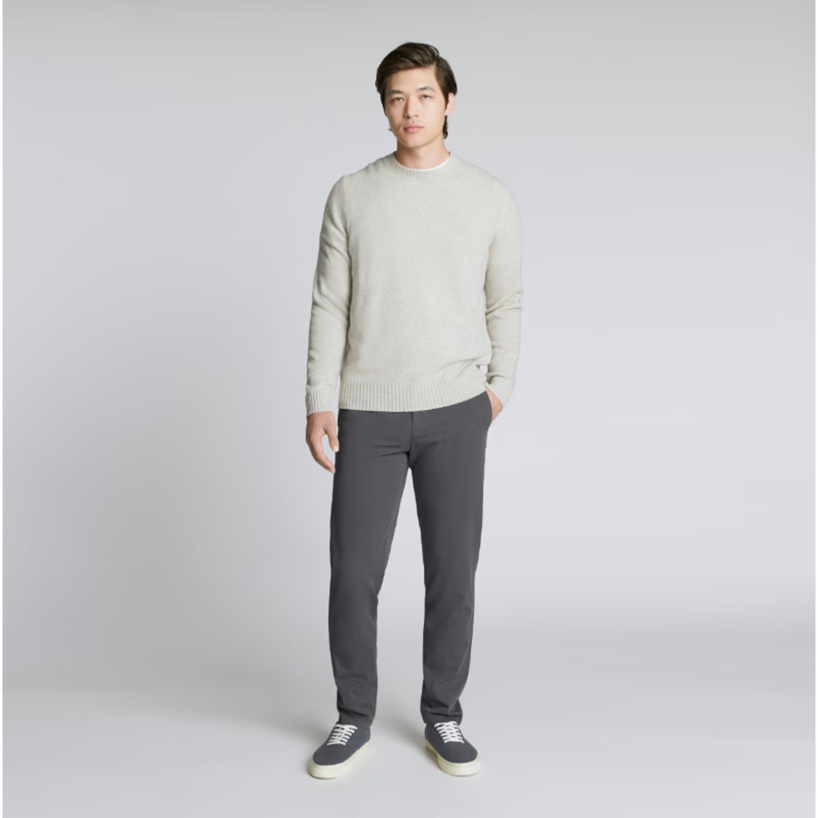 EVERLANE UNIFORM Men's Straight Fit Performance Chino Pants 30x30 Slate Grey NWT