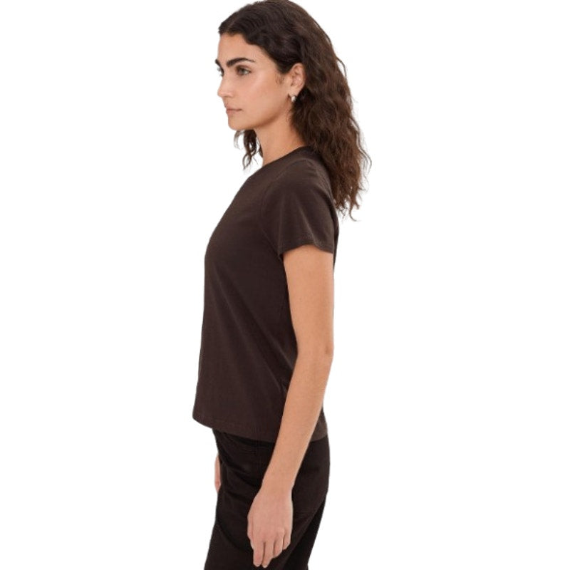 MADEWELL Women's Northside Vintage Tee XXS Brown Short Sleeve J8526 NWT