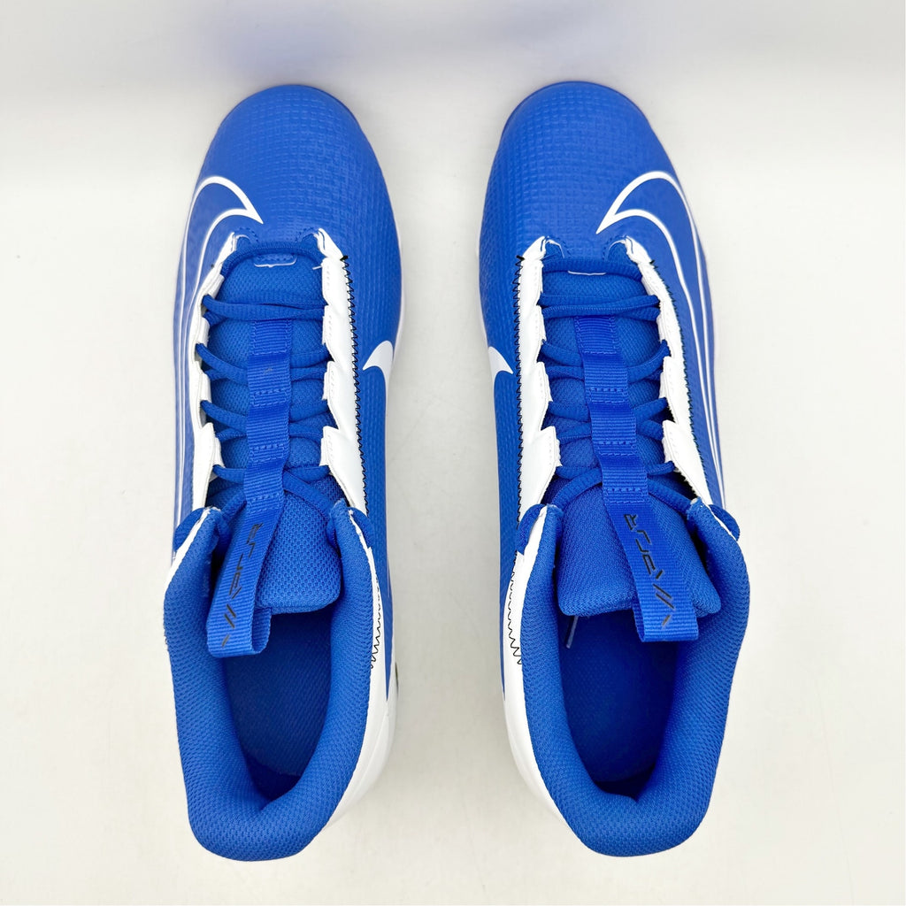 NIKE Mens Vapor Edge Shark 2 Football Cleats US 9.5 EU 43 White Blue NWOB