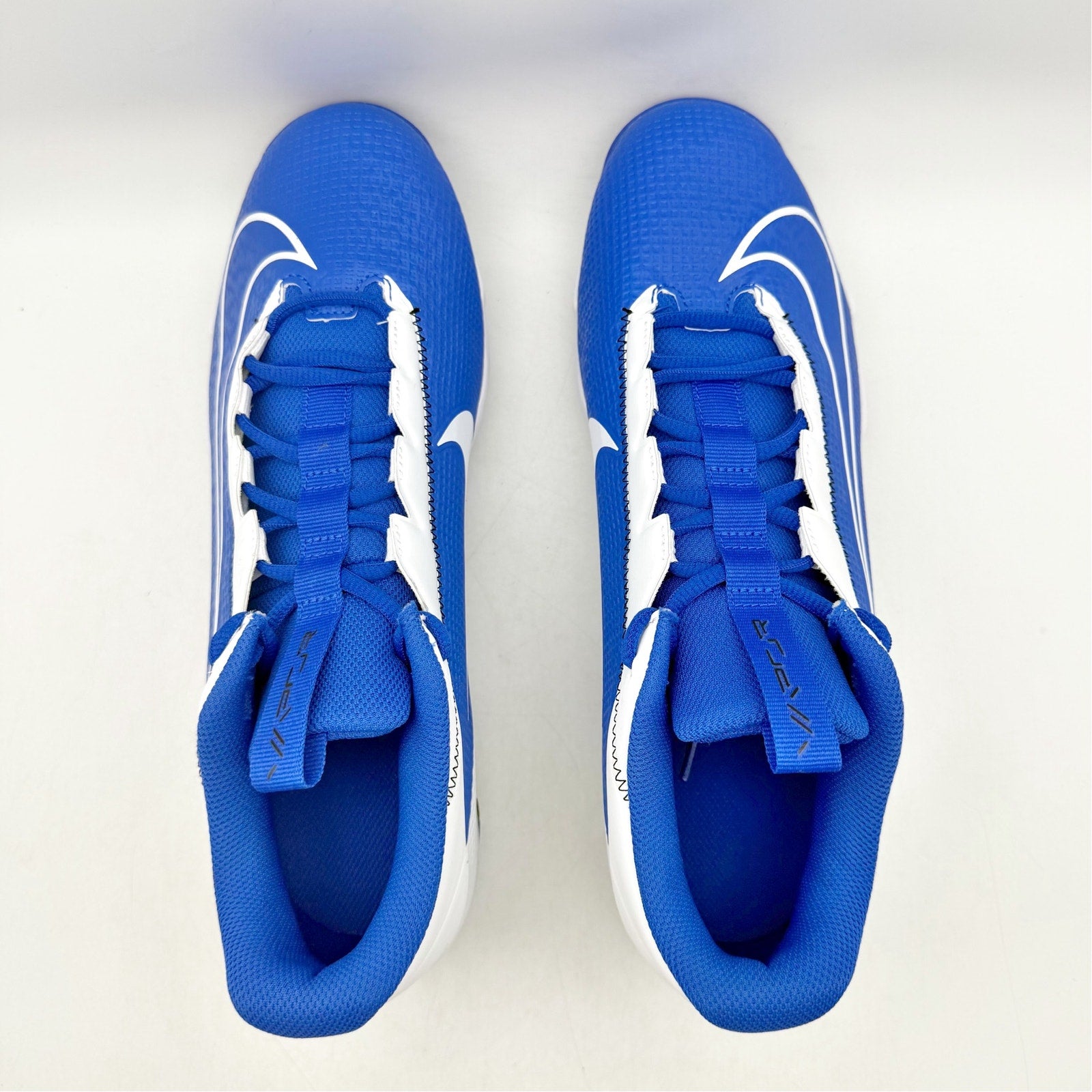 NIKE Mens Vapor Edge Shark 2 Football Cleats US 9.5 EU 43 White Blue NWOB