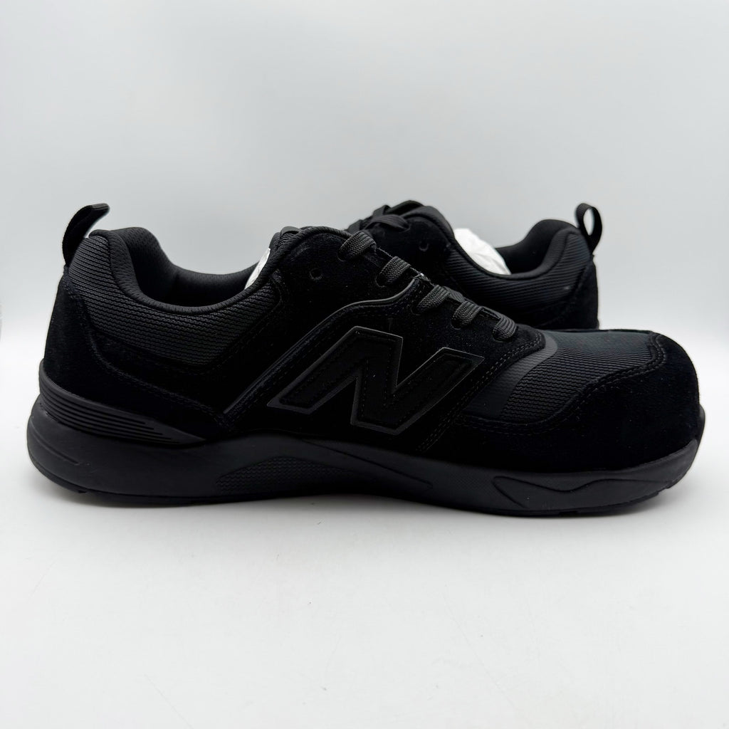 New Balance Mens Elite Lite SD Work Sneakers US 8.5 All Black Composite Toe NIB