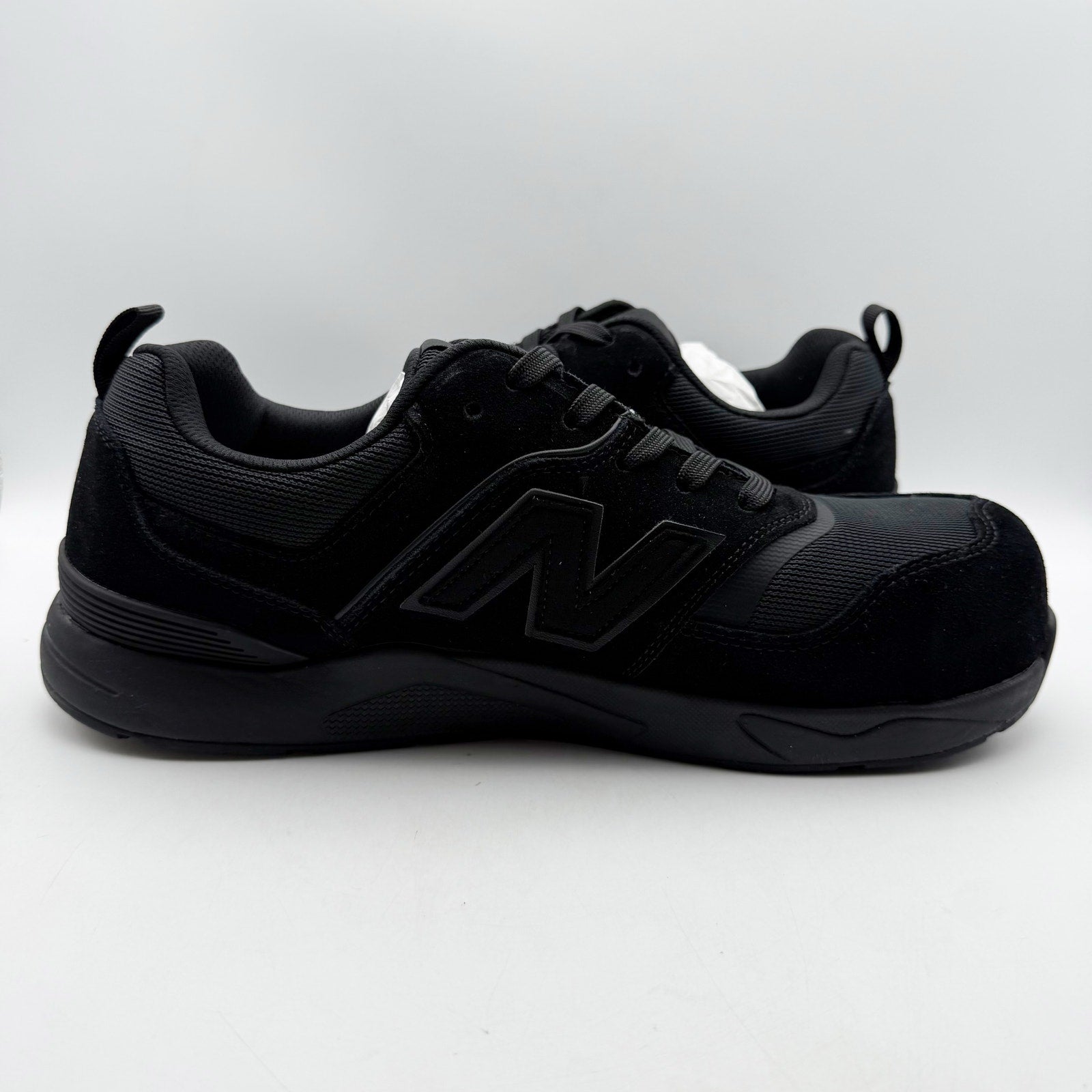 New Balance Mens Elite Lite SD Work Sneakers US 8.5 All Black Composite Toe NIB