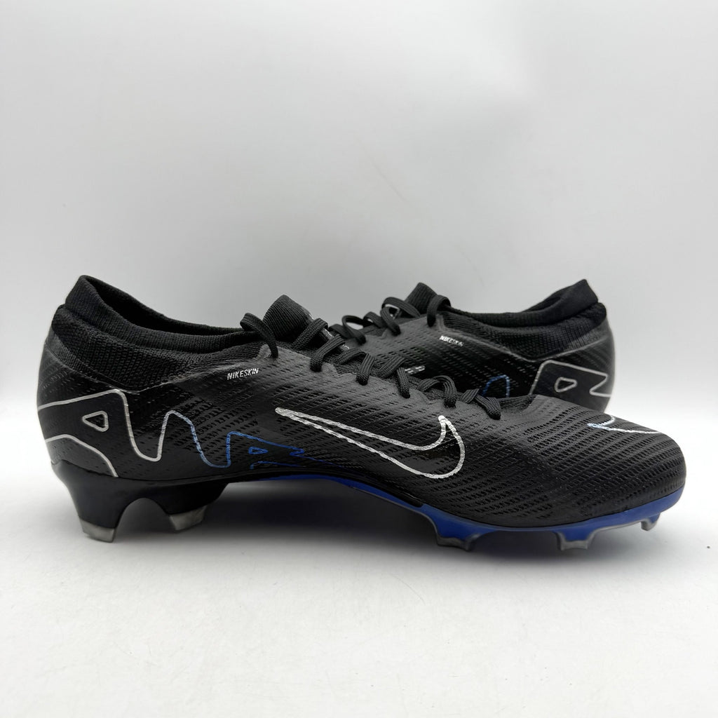 Nike Mens Zoom Mercurial Vapor 15 Pro FG Soccer Cleats US 12 Black Blue NWOB
