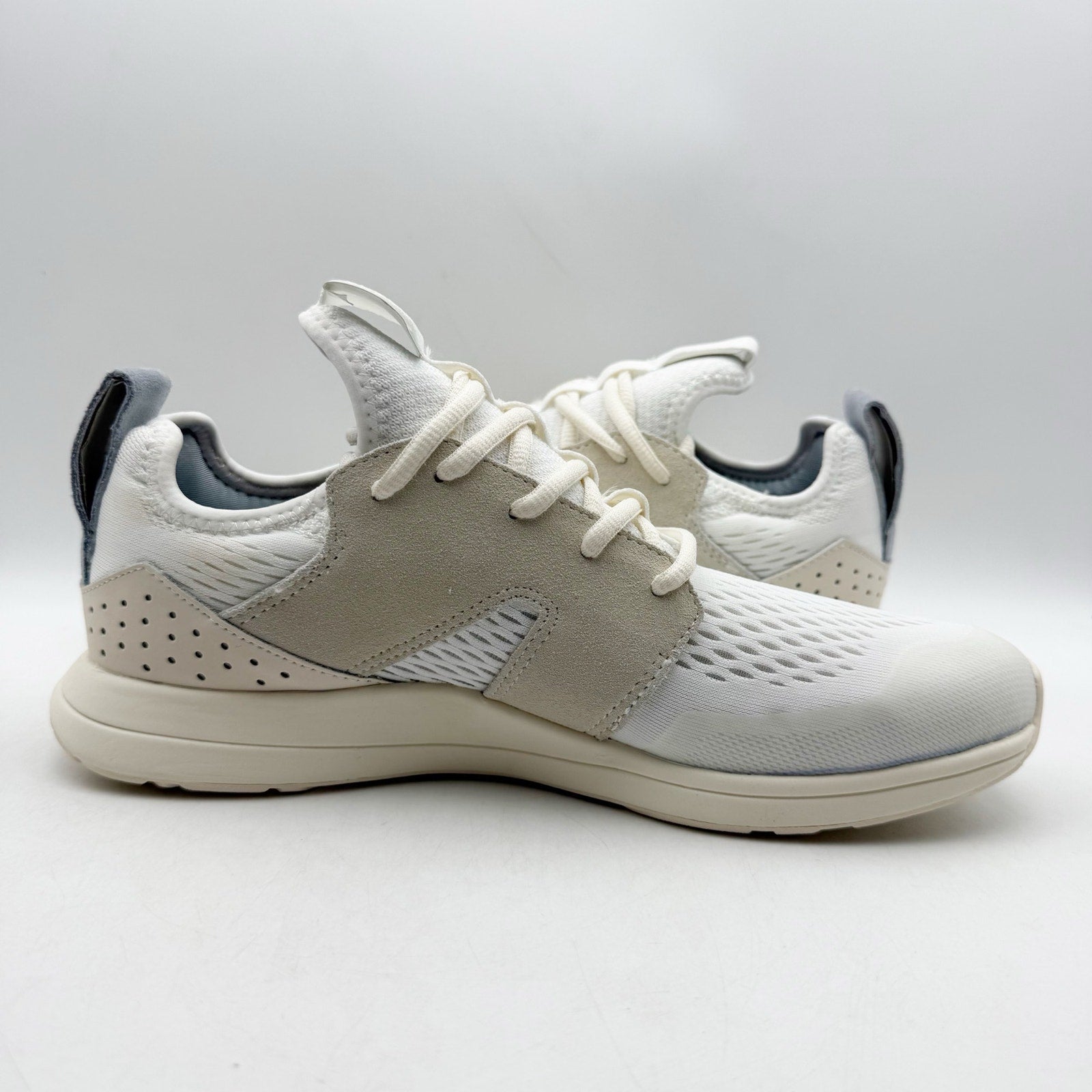 York Athletics Frank Trainer Womens 11 Mens 9.5 Bone White Casual Sneakers NIB
