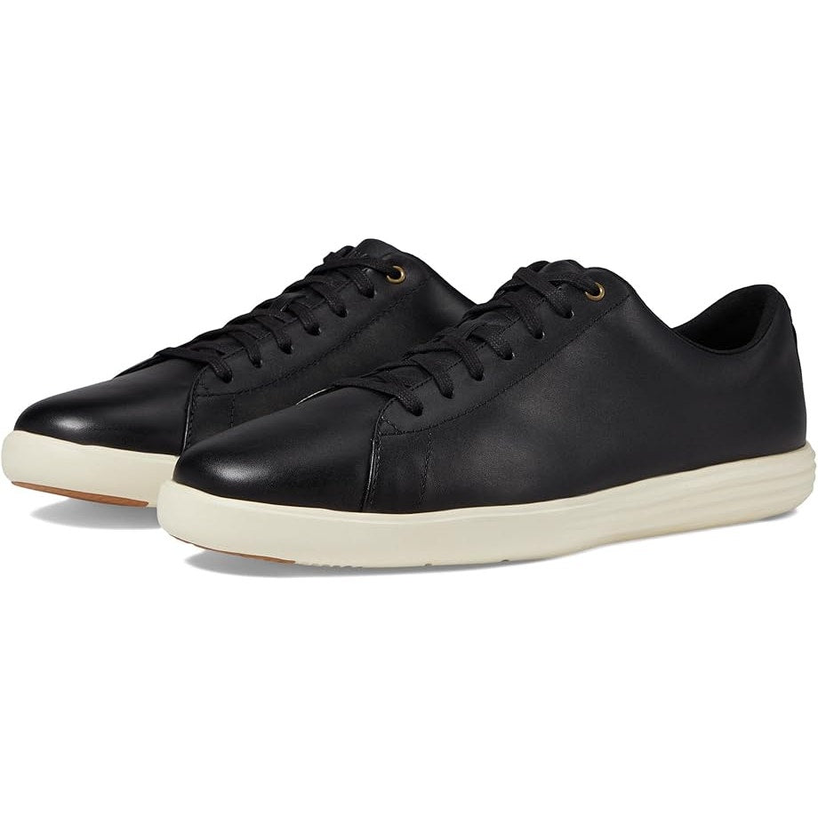 Cole Haan Mens Grand Crosscourt ll Sneakers US 10 M Black White Leather NIB