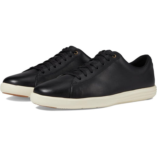 Cole Haan Mens Grand Crosscourt ll Sneakers US 10 M Black White Leather NIB