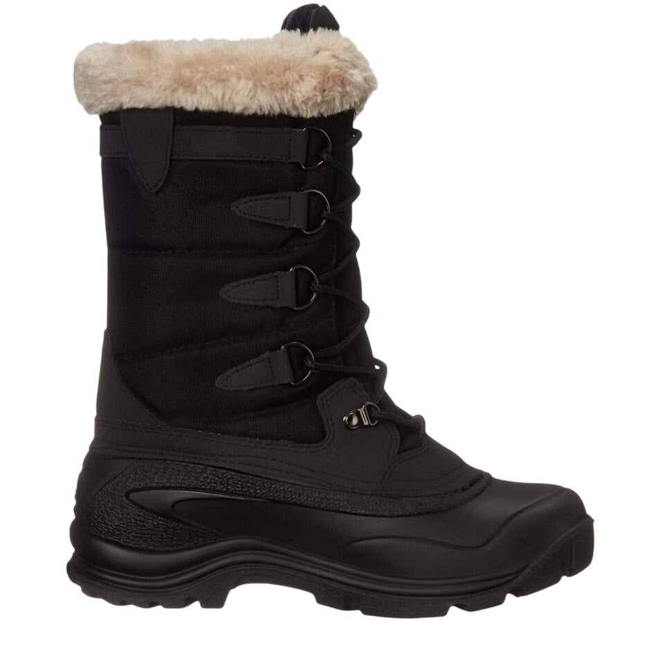Kamik Womens Shellback Snow Boots US 8 EU 39 Black Waterproof NIB