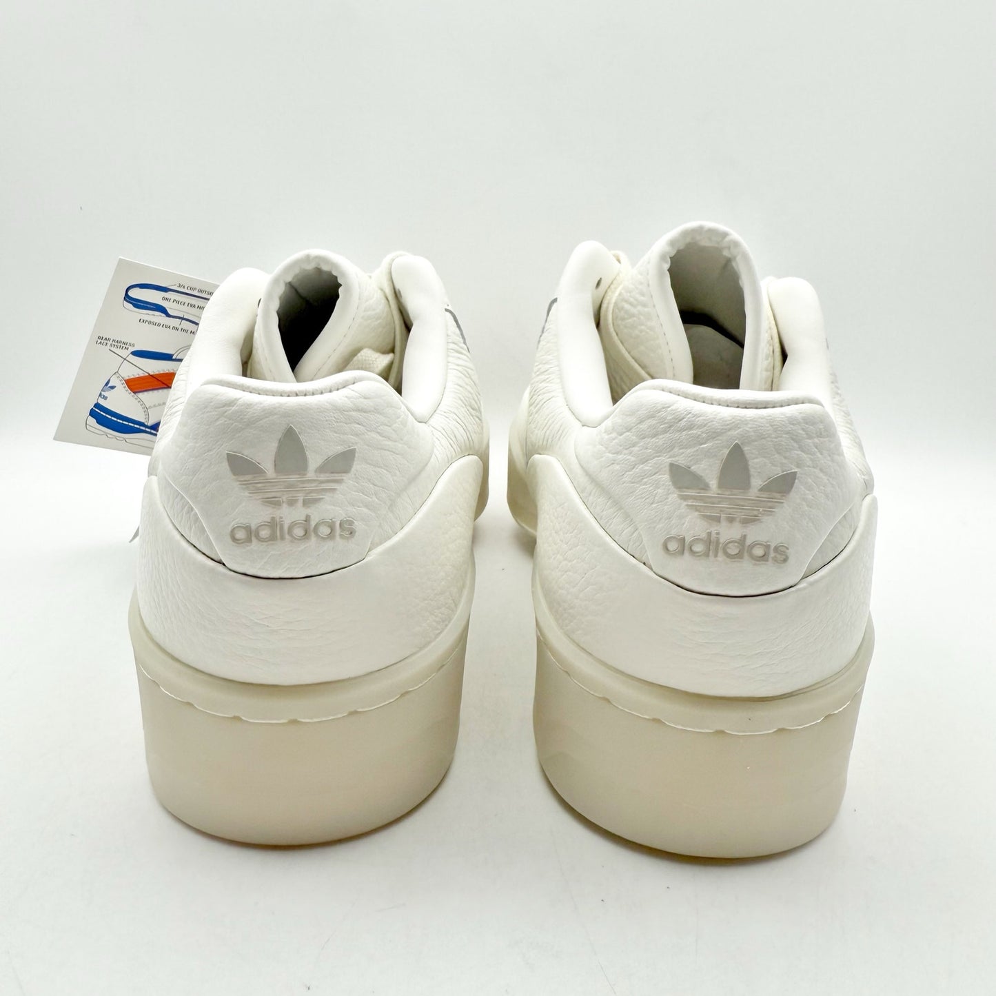 Adidas Originals Men Rivalry Low Lux Sneakers US 10.5 EU 44.5 White Athletic NIB