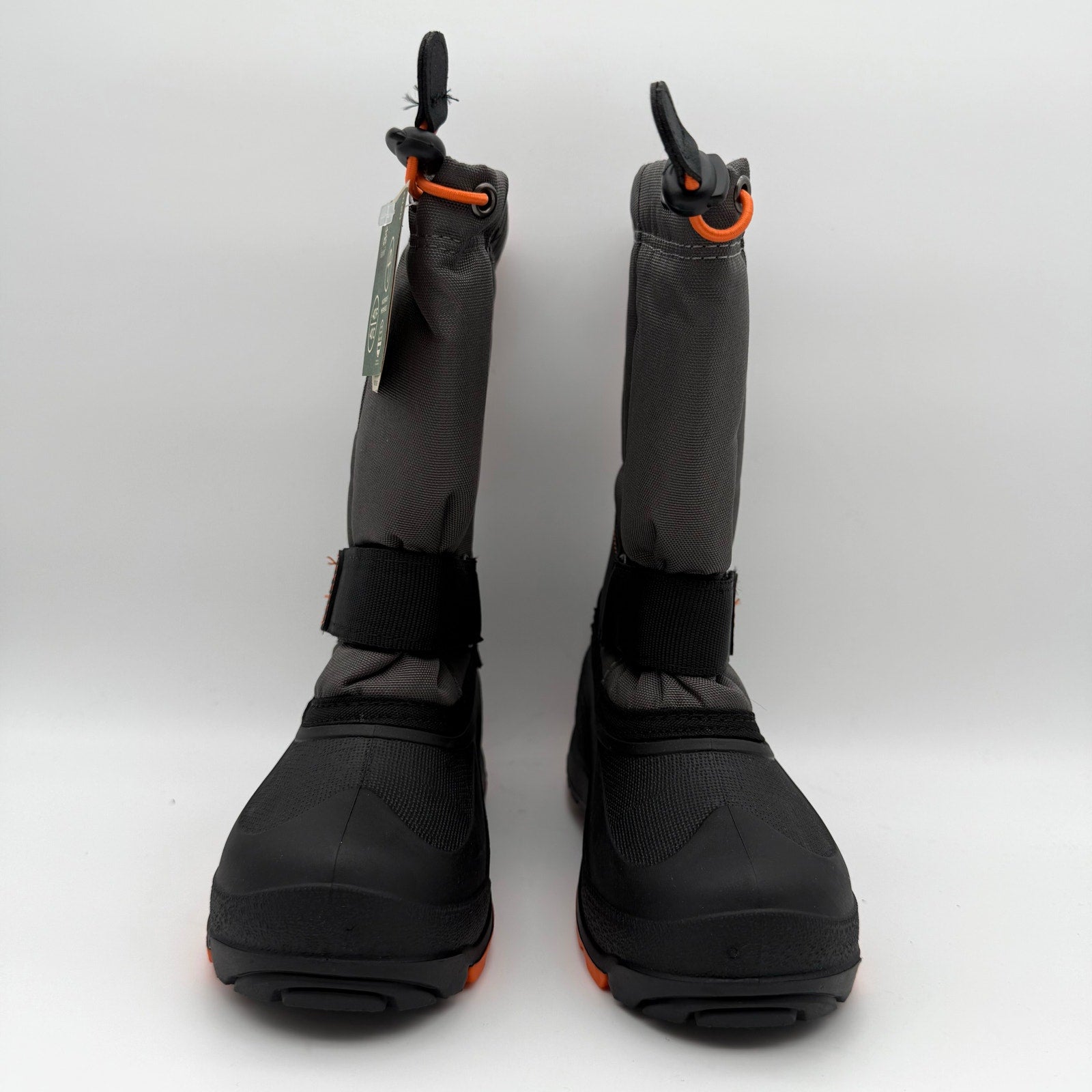Kamik Kids Rocket Snow Boots US 13 Wide Grey Black Waterproof NIB