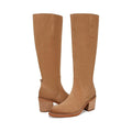 Sam Edelman Womens Soyer Knee High Boots Size 6 M Caramel Brown Suede NIB