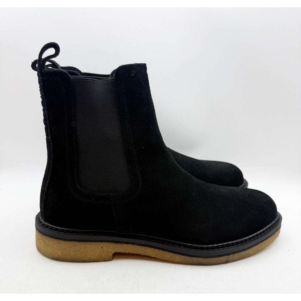 Saint Morta Men's Crepe Chelsea Boot US 8 Black Gum Suede Leather NIB