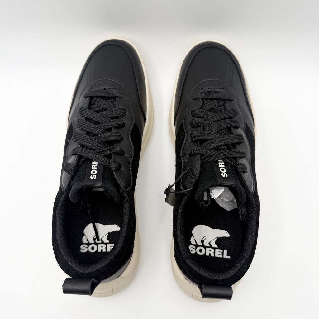 Sorel Womens Ona 503 Everyday Low Sneakers US 10.5 Black Leather Waterproof NIB