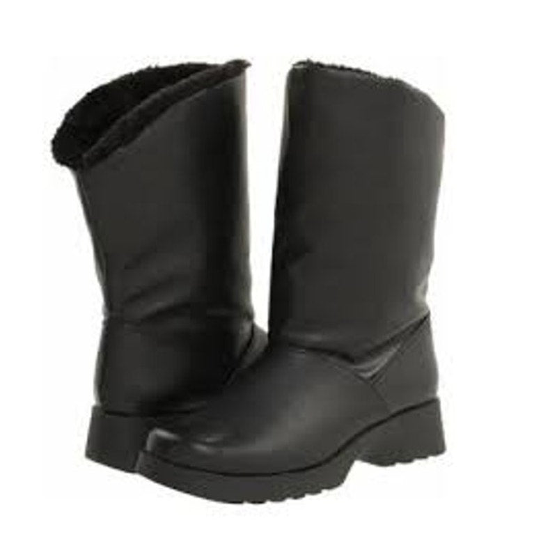 TUNDRA Women's Avery Short Snow Boots Size 6M Black Waterproof Faux Fur NIB