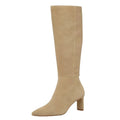 Dolce Vita Womens Gabby Knee High Boots US 7.5 M EU 38 Beige Suede NWOB
