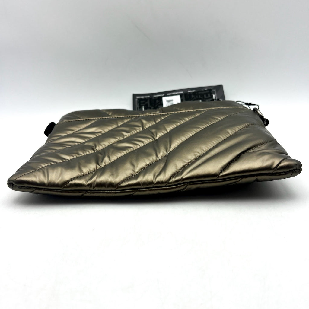THINK ROYLN Women's Diagonal Bum Bag 2.0 Medium Pearl Pyrite Gold NWT