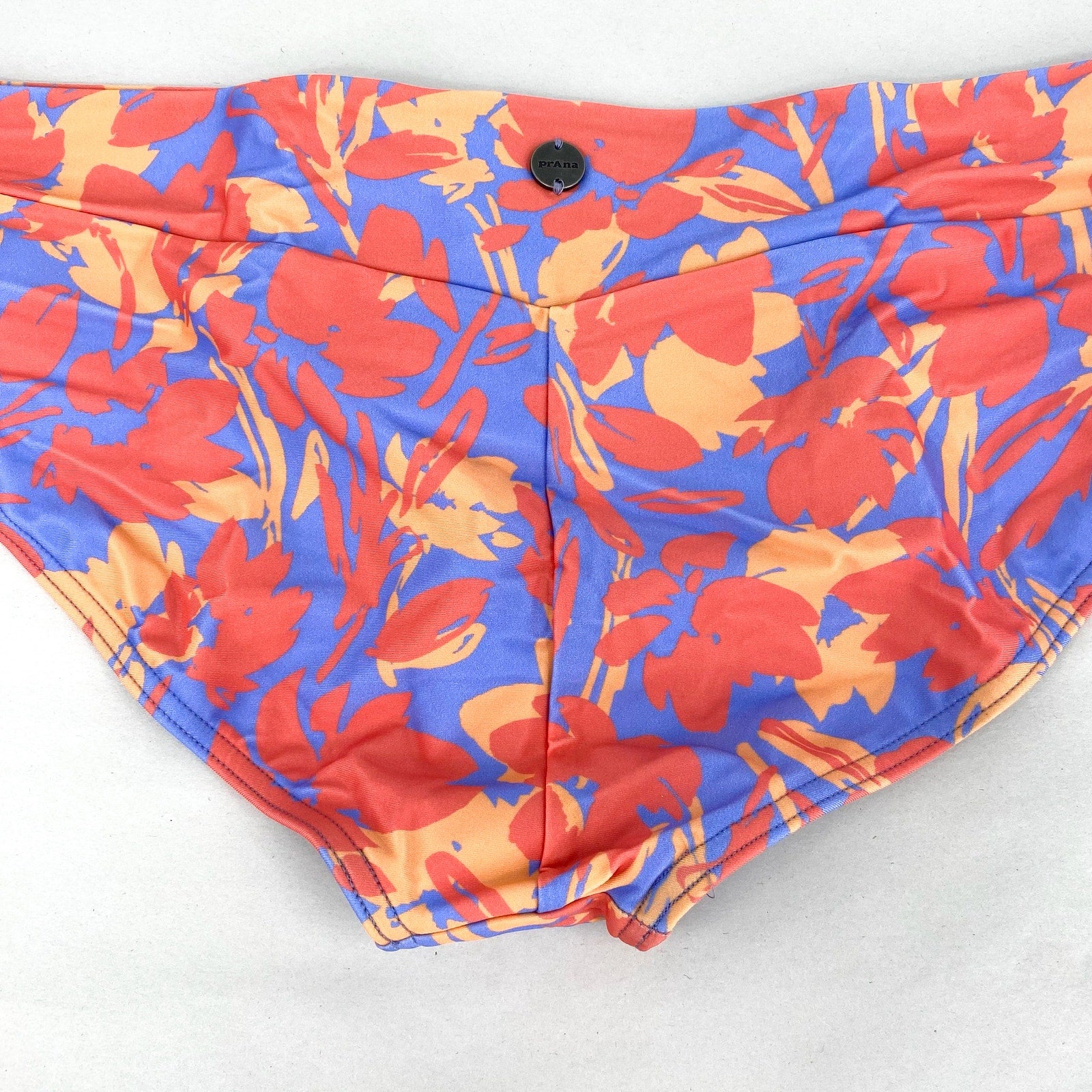 PRANA Women's Presolana Bikini Bottoms Medium Pink Morning Glory Bloom NWT