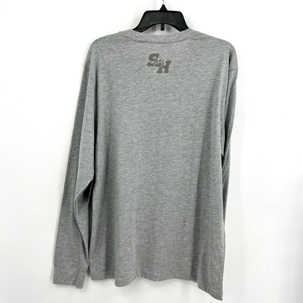 COLOSSEUM Mens Sam Houston State Bearkats T-Shirt XXL Grey Long Sleeve NWT