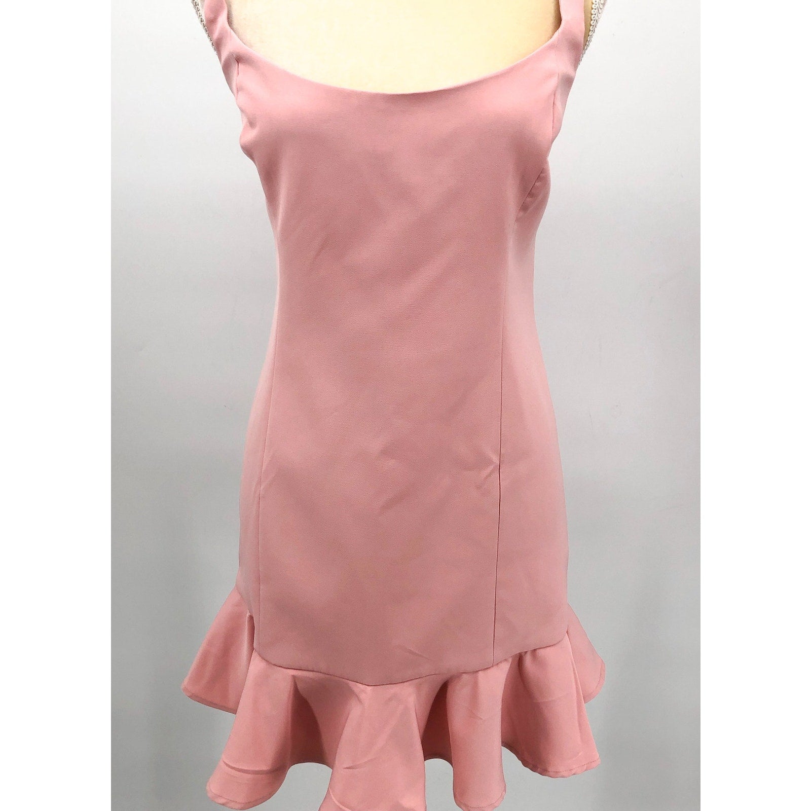 BARDOT Womens Gigi Mini Dress US 12 XL Pink Blossom Sleeveless
