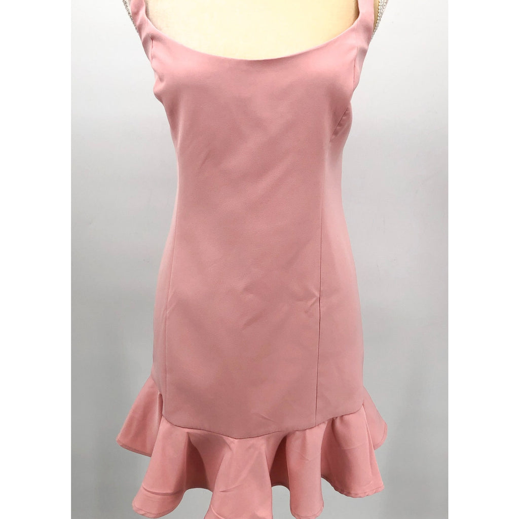 BARDOT Womens Gigi Mini Dress US 12 XL Pink Blossom Sleeveless