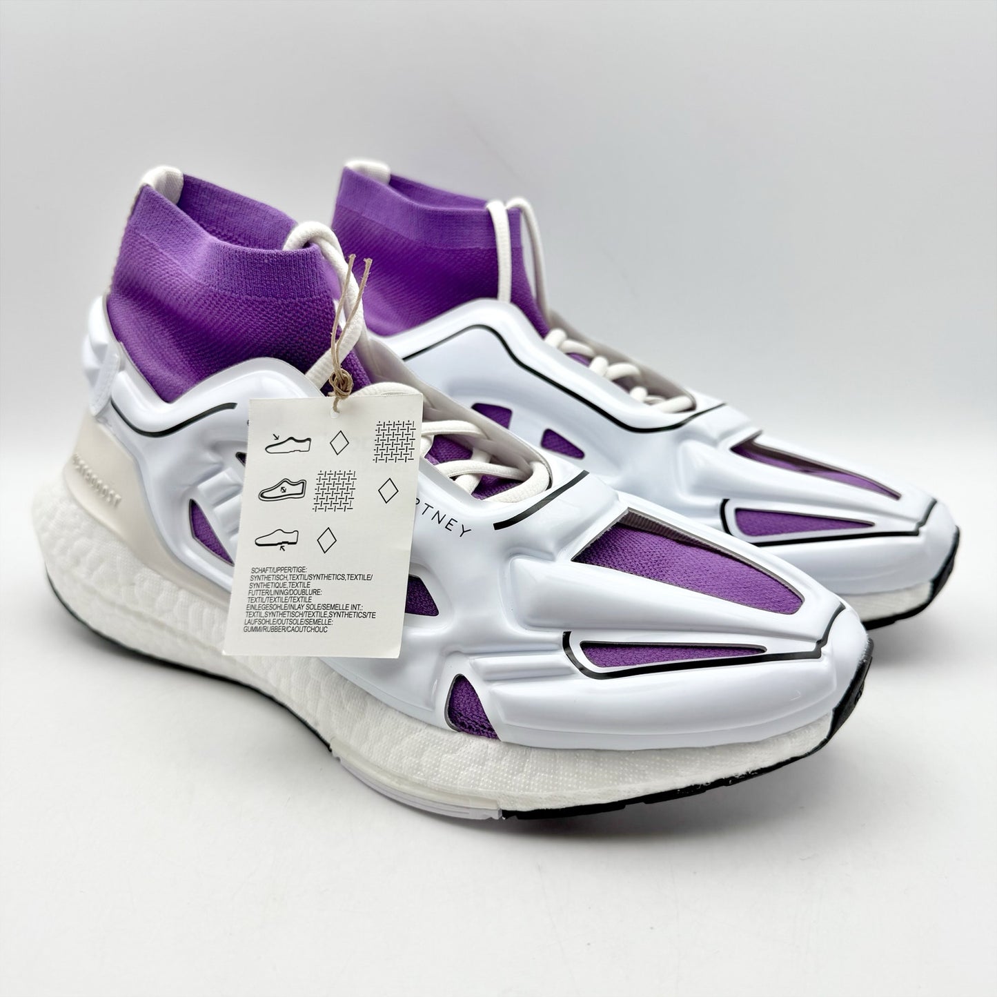 Adidas Stella McCartney Womens Ultraboost 22 Elevated Sneakers US 8.5 White NIB