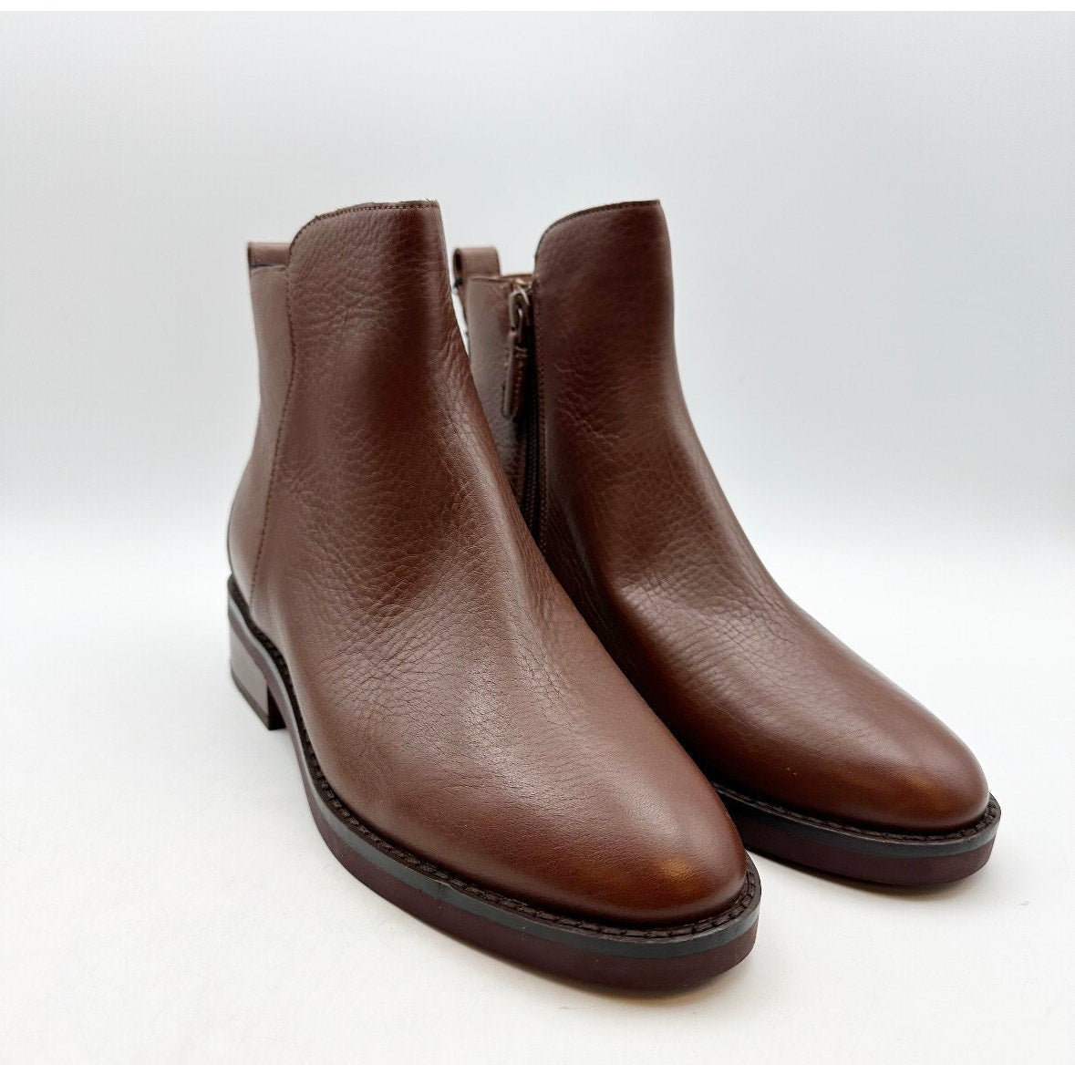 Cole Haan Womens River Chelsea Bootie Size 6 Brown Leather Waterproof Boots NIB