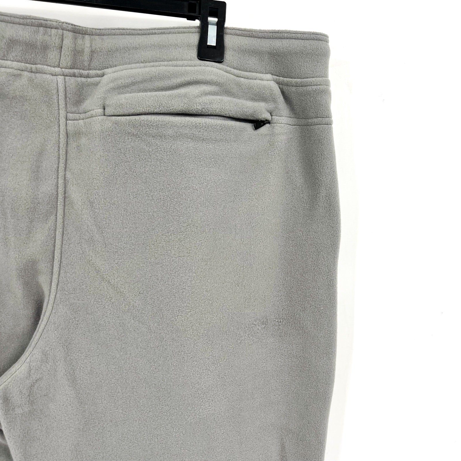 THE NORTH FACE Men's Glacier Fleece Pants XL Gray Smoked Pear Drawstring NWT