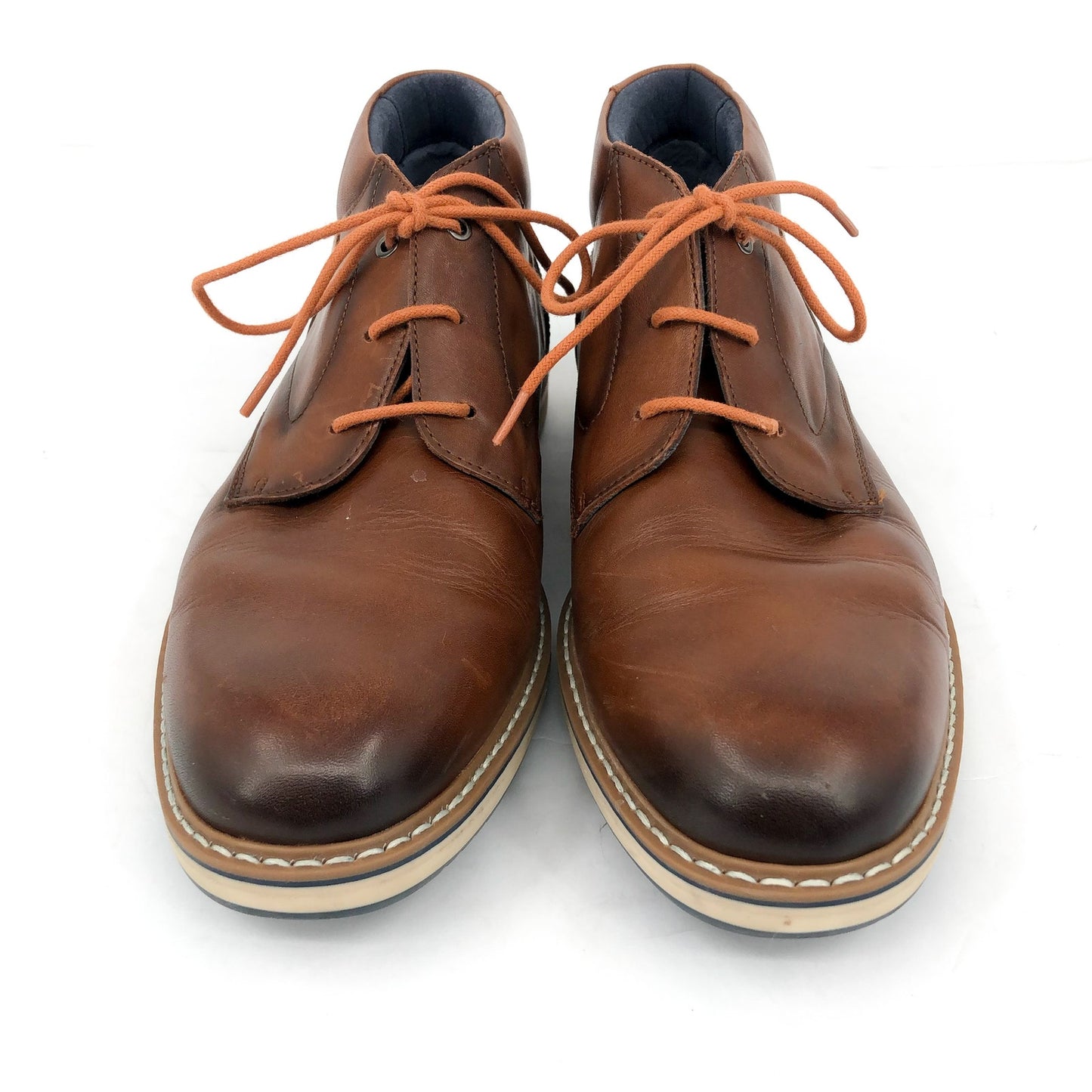 PIKOLINOS Mens Avila Oxford Dress Boots EU 40 US 7.5 Brown Calfskin Leather EUC