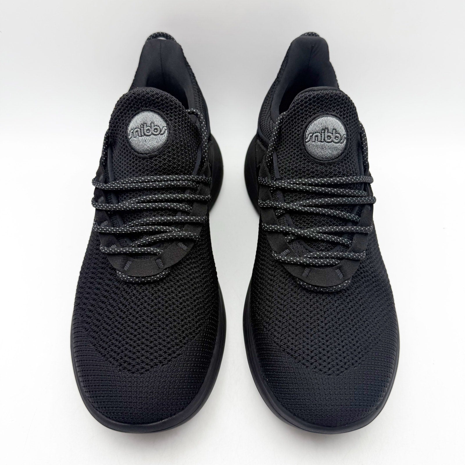 Snibbs Mens Orbit Work Sneakers US 14 EU 49 Black Soft Toe Shoes SR Slip On NIB