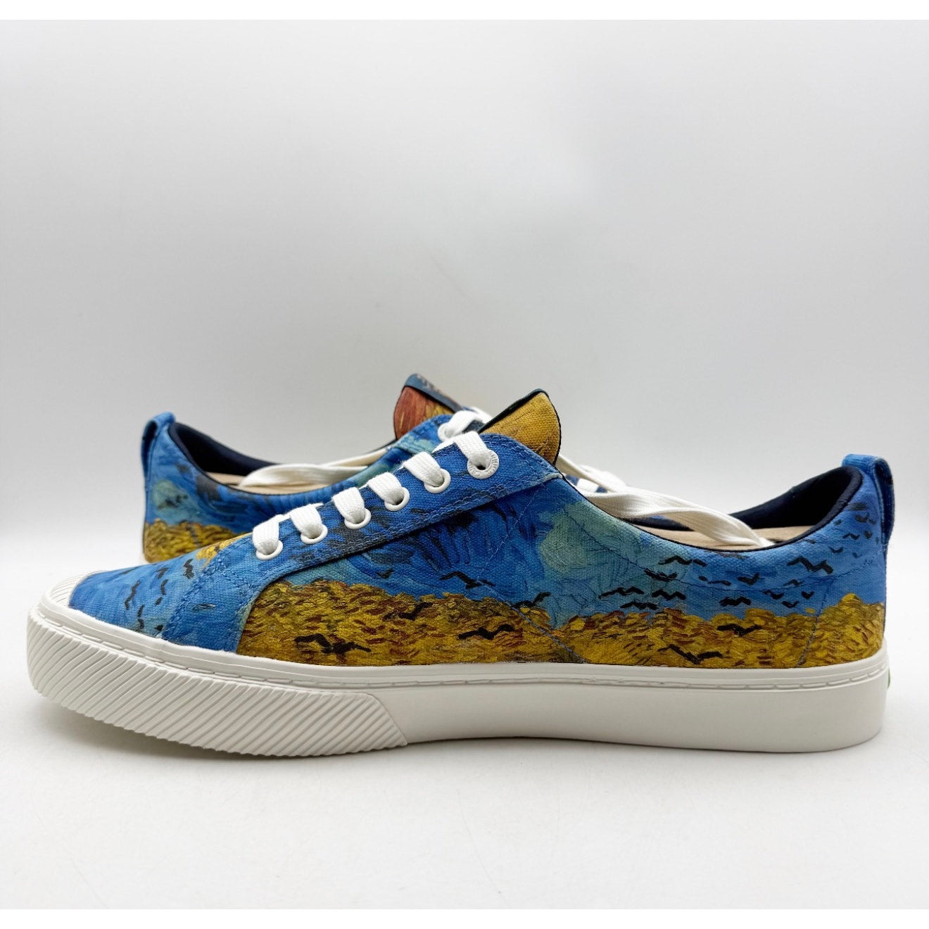 Cariuma X Van Gogh Men's VGM OCA Low Sneaker US 13 Blue Wheatfield Canvas NIB