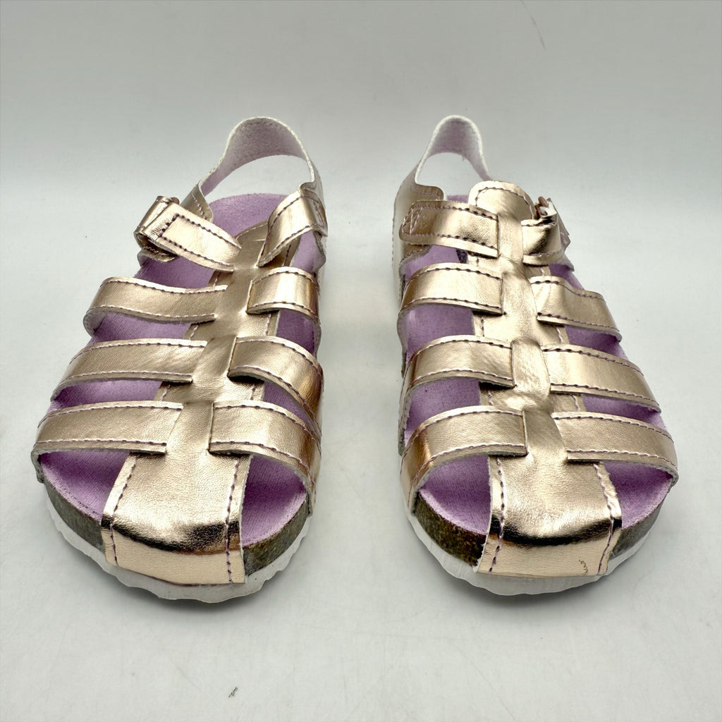 Tucker & Tate Little Girls Fisherman Morgan Sandals Size 12 Rose Gold NIB