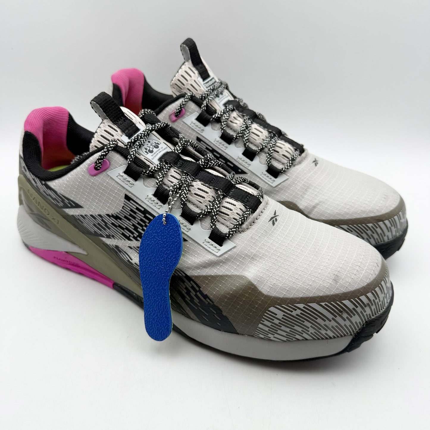 REEBOK Womens Nano X1 Adventure Comp Toe Work Shoes 12 Wide White Green SR NIB