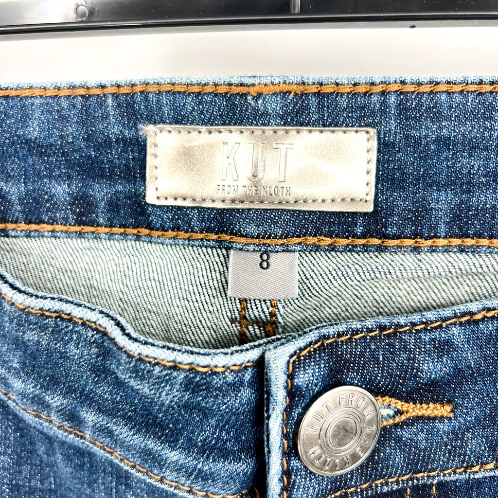 Kut from the Kloth Womens Catherine Boyfriend Jeans Size 8 Blue Medium Wash NWT